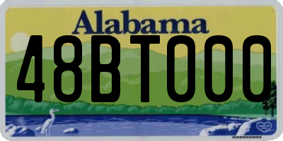 AL license plate 48BT000