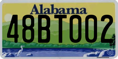 AL license plate 48BT002