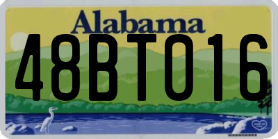 AL license plate 48BT016
