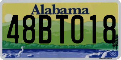 AL license plate 48BT018