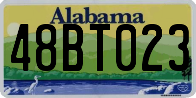 AL license plate 48BT023