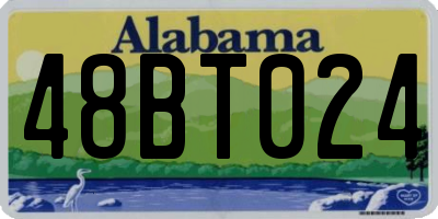 AL license plate 48BT024