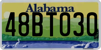 AL license plate 48BT030