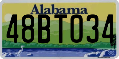 AL license plate 48BT034