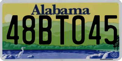 AL license plate 48BT045