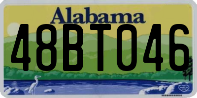 AL license plate 48BT046