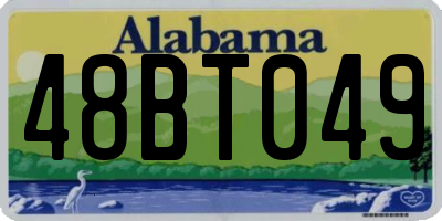 AL license plate 48BT049