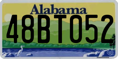 AL license plate 48BT052