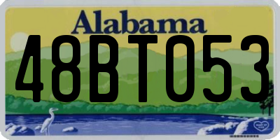 AL license plate 48BT053