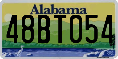 AL license plate 48BT054
