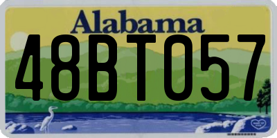 AL license plate 48BT057