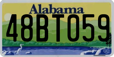 AL license plate 48BT059