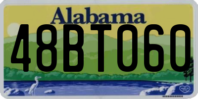 AL license plate 48BT060