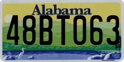 AL license plate 48BT063