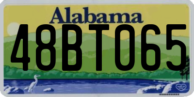 AL license plate 48BT065