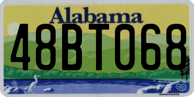AL license plate 48BT068
