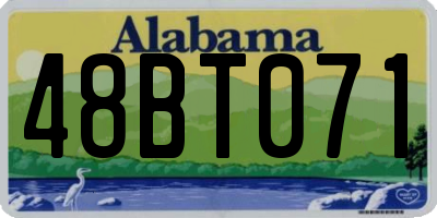 AL license plate 48BT071