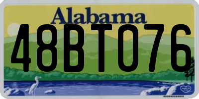 AL license plate 48BT076