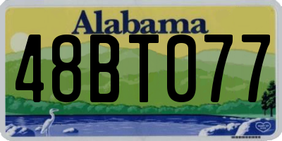 AL license plate 48BT077