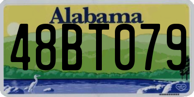 AL license plate 48BT079