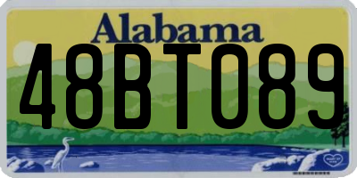 AL license plate 48BT089