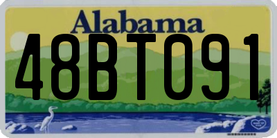 AL license plate 48BT091
