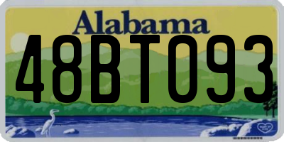 AL license plate 48BT093