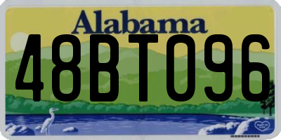 AL license plate 48BT096