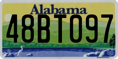 AL license plate 48BT097