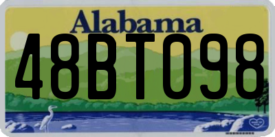 AL license plate 48BT098