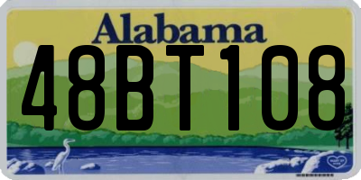 AL license plate 48BT108