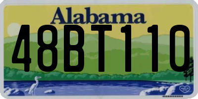 AL license plate 48BT110