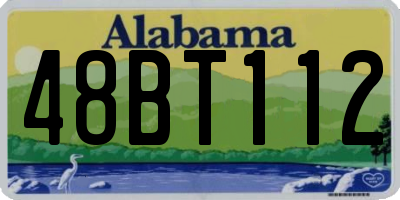 AL license plate 48BT112