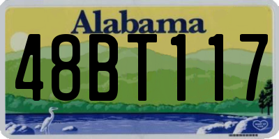 AL license plate 48BT117