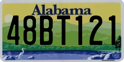 AL license plate 48BT121