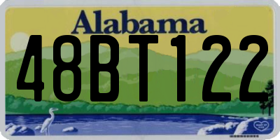 AL license plate 48BT122