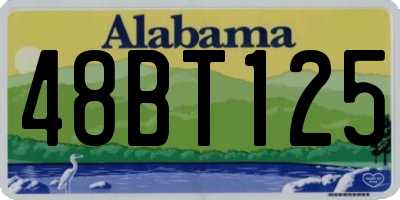 AL license plate 48BT125