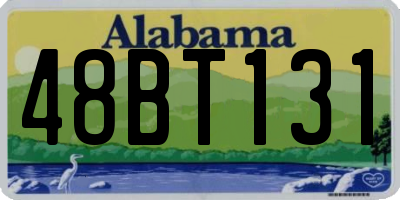 AL license plate 48BT131
