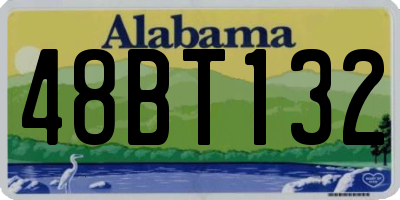 AL license plate 48BT132