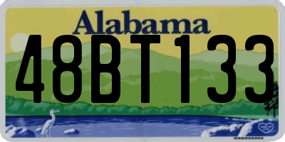AL license plate 48BT133