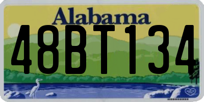 AL license plate 48BT134
