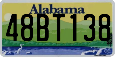 AL license plate 48BT138