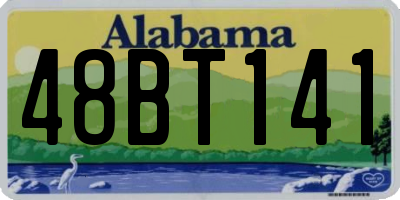 AL license plate 48BT141