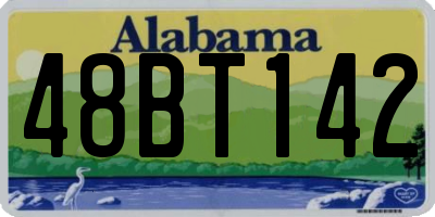 AL license plate 48BT142