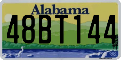 AL license plate 48BT144