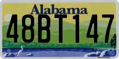 AL license plate 48BT147