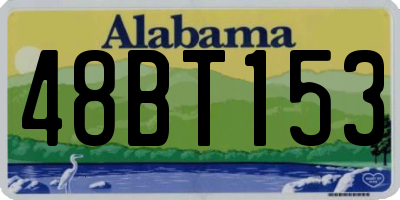 AL license plate 48BT153