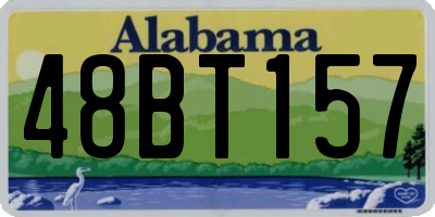 AL license plate 48BT157