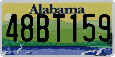 AL license plate 48BT159
