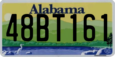 AL license plate 48BT161